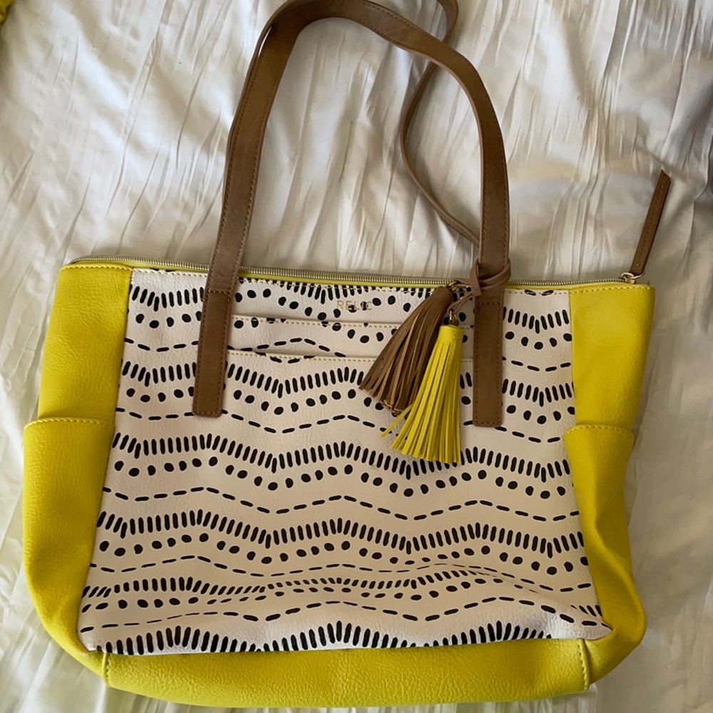 Yellow Relic tote